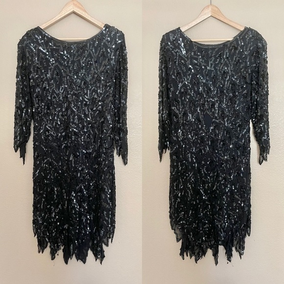 Vintage evening elegance sequin dress - Picture 1 of 4